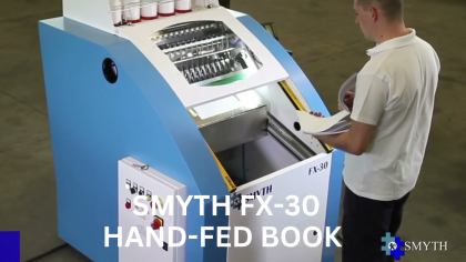 Smyth FX-30 hand-fed book sewing machine