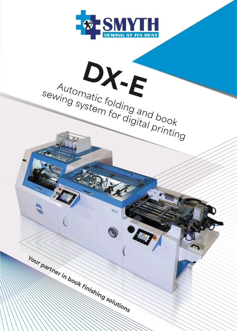 Meet Smyth DX-E folding and sewing system!